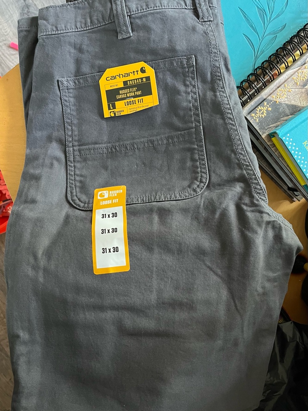 Carhartt Men’s Loose Fit Cargo Pants - Charcoal Gray